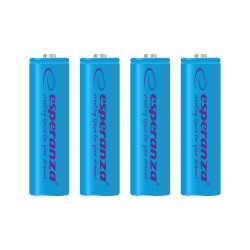 BATERIE REÎNCĂRCĂBILE ESPERANZA Ni-MH AA 2000MAH 4BUC. ALBASTRU