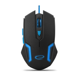 MOUSE cu fir ESPERANZA PENTRU JOCURI 6D OPT. USB MX205 FIGHTER BLUE