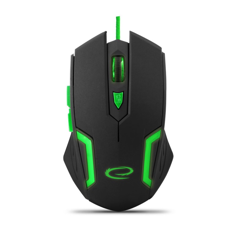 MOUSE cu fir ESPERANZA PENTRU JOCURI 6D OPT. USB MX205 FIGHTER VERDE MOUSE cu fir ESPERANZA PENTRU JOCURI 6D OPT. USB MX205 FIGHTER VERDE