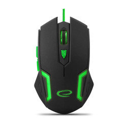 MOUSE cu fir ESPERANZA PENTRU JOCURI 6D OPT. USB MX205 FIGHTER VERDE