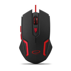 MOUSE cu fir ESPERANZA PENTRU JOCURI 6D OPT. USB MX205 FIGHTER RED