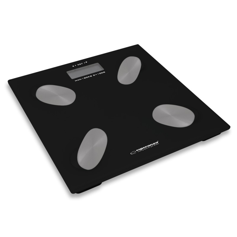 ESPERANZA DIGITAL FAT SCALE CHA-CHA BLACK ESPERANZA DIGITAL FAT SCALE CHA-CHA BLACK