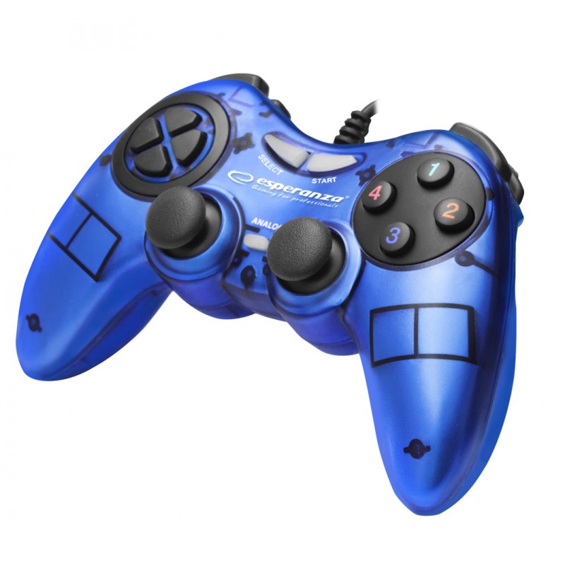 ESPERANZA GAMEPAD PC USB FIGHTER BLUE ESPERANZA GAMEPAD PC USB FIGHTER BLUE