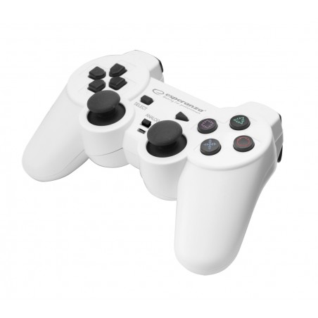 ESPERANZA GAMEPAD PS2/PS3/PC USB CORSAIR ALB/NEGRU
