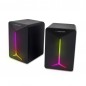 Sistem audio 2.0 Esperanza Frevo, USB, iluminare led, jack 3,5mm, 5W, 3Ω, 5V, 160Hz-20kHz, 6,7 x 8,1 x 9,9cm, negru Sistem audio 2.0 Esperanza Frevo, USB, iluminare led, jack 3,5mm, 5W, 3Ω, 5V, 160Hz-20kHz, 6,7 x 8,1 x 9,9cm, negru