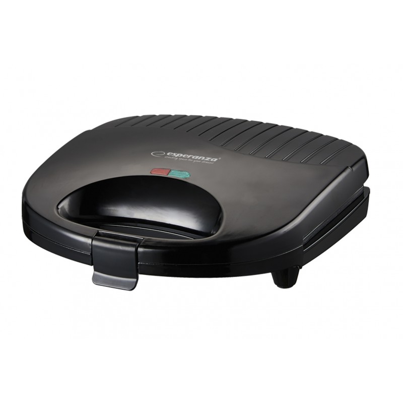 Sandwich maker, 1000W, suprafata antiaderenta, negru