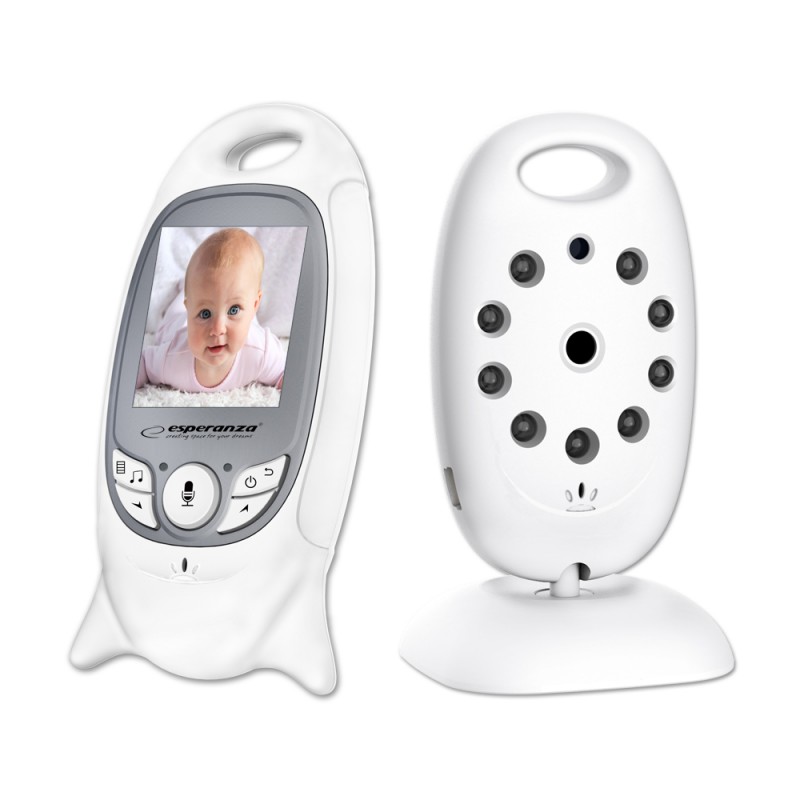 Baby monitor LCD, interfon bidirectional, 8 cantece de leagan, 176x220
