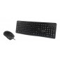 Kit tastatura si mouse gaming Esperanza Arvada, USB 2.0, 1000dpi, negru