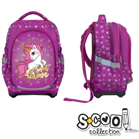 Ghiozdan anatomic UNICORN, 42x34x22cm - S-COOL