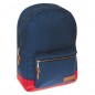 Ghiozdan BV3 Blue&Red, 1 compartiment, spate anatomic, inchidere cu fermoar Ghiozdan BV3 Blue&Red, 1 compartiment, spate anatomic, inchidere cu fermoar