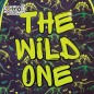 Ghiozdan The wild one, imprimeu colorat, 3 fermoare, buzunare laterale, verde