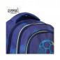 Ghiozdan baieti, motiv Fotbal, forma anatomica, 41 cm, albastru