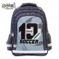 Ghiozdan ergonomic, model Premier League, insertii reflectorizante, inaltime 38 cm Ghiozdan ergonomic, model Premier League, insertii reflectorizante, inaltime 38 cm