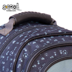 Ghiozdan ergonomic SOCCER, 38 cm - S-COOL