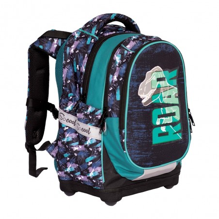 Ghiozdan anatomic compartiment laptop, DINO, 42x34x22 cm - S-COOL