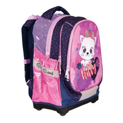 Ghiozdan anatomic compartiment laptop, KITTY, 42x34x22 cm - S-COOL
