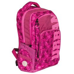 Ghiozdan anatomic compartiment laptop, URBAN PURPLE MILITARY, 46x31x16 cm - S-COOL