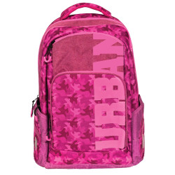 Ghiozdan anatomic compartiment laptop, URBAN PURPLE MILITARY, 46x31x16 cm - S-COOL