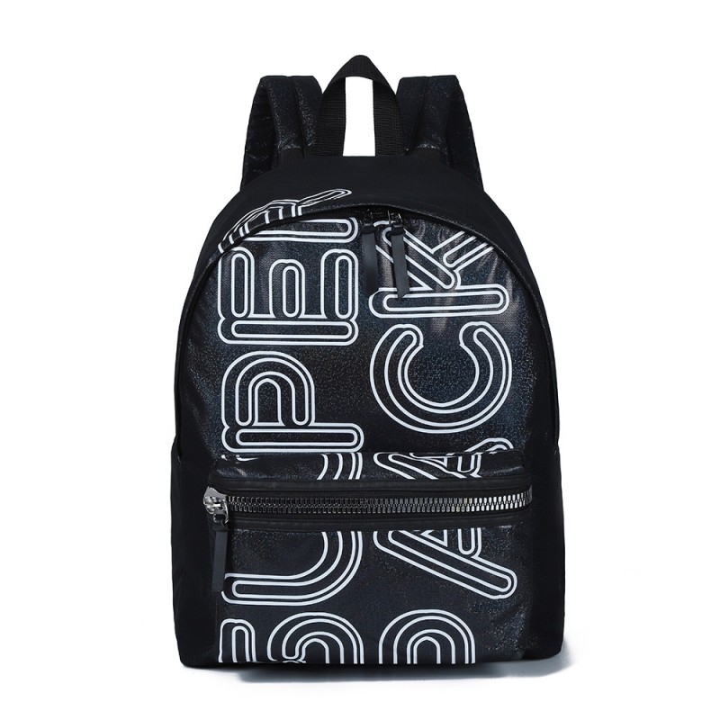 Ghiozdan sintetic SUPERPACK, bretele ajustabile, spate buretat, buzunar frontal, 39x30x16 cm