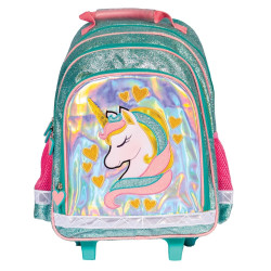 Ghiozdan trolley UNICORN, 38x29x14 cm - S-COOL