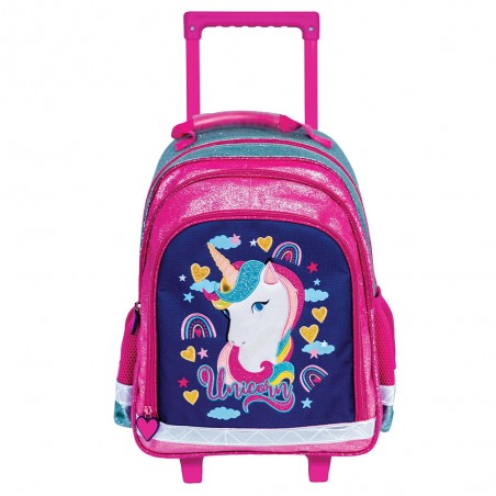 Ghiozdan trolley UNICORN, 38x29x14 cm - S-COOL