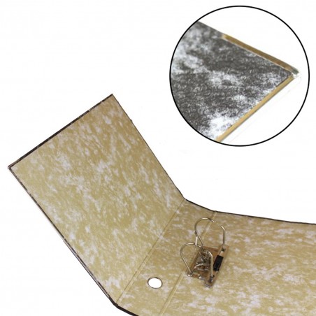 Biblioraft 7 cm, 500 coli A4, arhivare documente, alb negru