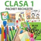 Pachet rechizite scolare pentru clasa 1, set complet pentru elevi cliclul primar, 22 piese Pachet rechizite scolare pentru clasa 1, set complet pentru elevi cliclul primar, 22 piese