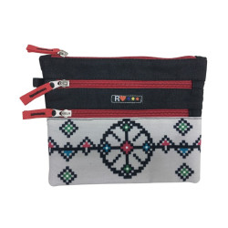 PENAR ETUI ETHNO CANVAS 3 FERMOARE PIGNA