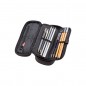 Penar oval neechipat, compartiment extensibil, buzunar interior cu fermoar, gri Penar oval neechipat, compartiment extensibil, buzunar interior cu fermoar, gri