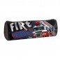 Penar tubular, imprimeu Fire Truck, 1 compartiment cu fermoar, multicolor Penar tubular, imprimeu Fire Truck, 1 compartiment cu fermoar, multicolor