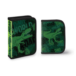 Penar echipat, 1 fermoar, 2 extensii, 30 piese, DINO WORLD - YOLLO