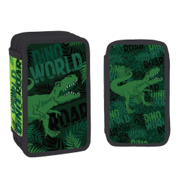 Penar echipat, 3 fermoare, 39 piese, DINO WORLD - YOLLO
