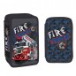 Penar imprimeu FIRE TRUCK, echipat, 3 compartimente, material textil, 39 de piese Penar imprimeu FIRE TRUCK, echipat, 3 compartimente, material textil, 39 de piese