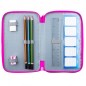 Penar echipat cu 39 de piese, compartimente spatioase, inchidere cu fermoar, 20 x 14 x 6.5 cm