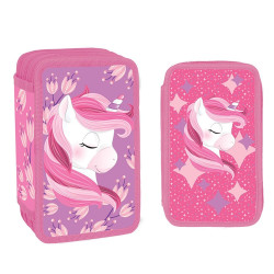 Penar echipat, 3 fermoare, 39 piese, UNICORN - YOLLO