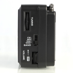 Radio sensibilitate ridicata, 4 benzi, 4 Ohmi, 3V, antena, ABS, Leotec