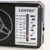 Radio sensibilitate ridicata, 4 benzi, 4 Ohmi, 3V, antena, ABS, Leotec