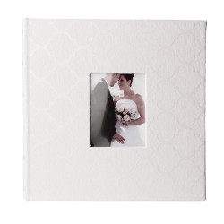 Album foto Wedding Day, personalizabil, 200 fotografii in format 10x15 cm, spatiu notite, alb