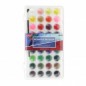Set acuarele, 36 culori, pastila 23 mm, pensula pictura, capac amestecat Set acuarele, 36 culori, pastila 23 mm, pensula pictura, capac amestecat
