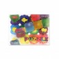 Set 12 culori vopsea tempera tip puzzle, 15 ml, multicolor