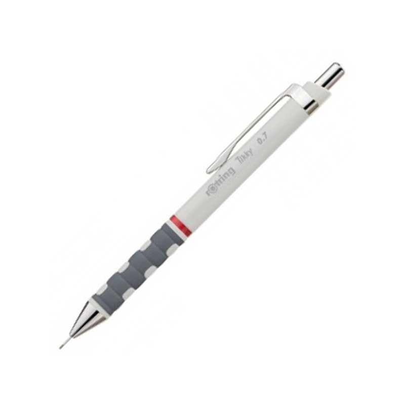 Creion mecanic Tikky, mina 0.7 mm, grip din cauciuc, varf calibrat din otel inoxidabil