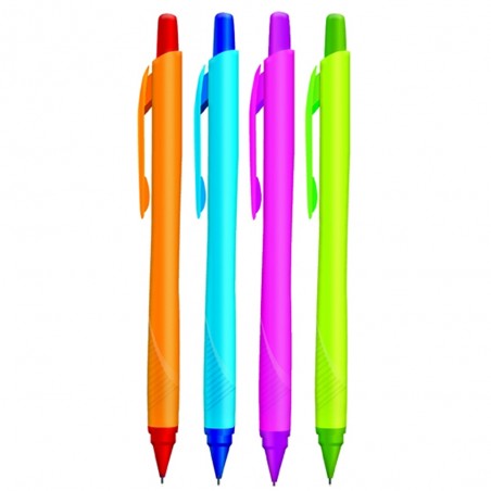 Creion mecanic, 0.7 mm, culori vibrante, Neon, forma ergonomica
