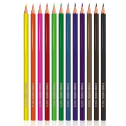 Creioane color, flexibile, 12 culori/set - S-COOL