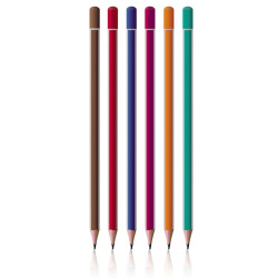 Creion grafit HB, triunghiular, 12 buc/cutie - S-COOL