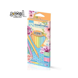 Creioane color, pastel, 12 cul/set - S-COOL
