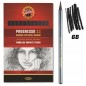 Creion Grafit fara lemn, Progresso, 6B, diametru mina 7 mm, lungime 15.3 cm Creion Grafit fara lemn, Progresso, 6B, diametru mina 7 mm, lungime 15.3 cm