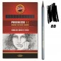 Creion grafit Progresso, 8B, fara lemn, mina 7 mm, forma rotunda Creion grafit Progresso, 8B, fara lemn, mina 7 mm, forma rotunda