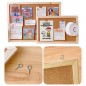 Panou pluta 60x90 cm, rama lemn, prindere pe perete, ace incluse Panou pluta 60x90 cm, rama lemn, prindere pe perete, ace incluse