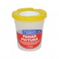 Pahar pictura, cu capac suport pensula, material plastic, 175 ml Pahar pictura, cu capac suport pensula, material plastic, 175 ml