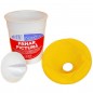 Pahar pictura, cu capac suport pensula, material plastic, 175 ml Pahar pictura, cu capac suport pensula, material plastic, 175 ml